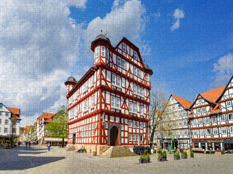 Rathaus Melsungen - CALVENDO Foto-Puzzle'