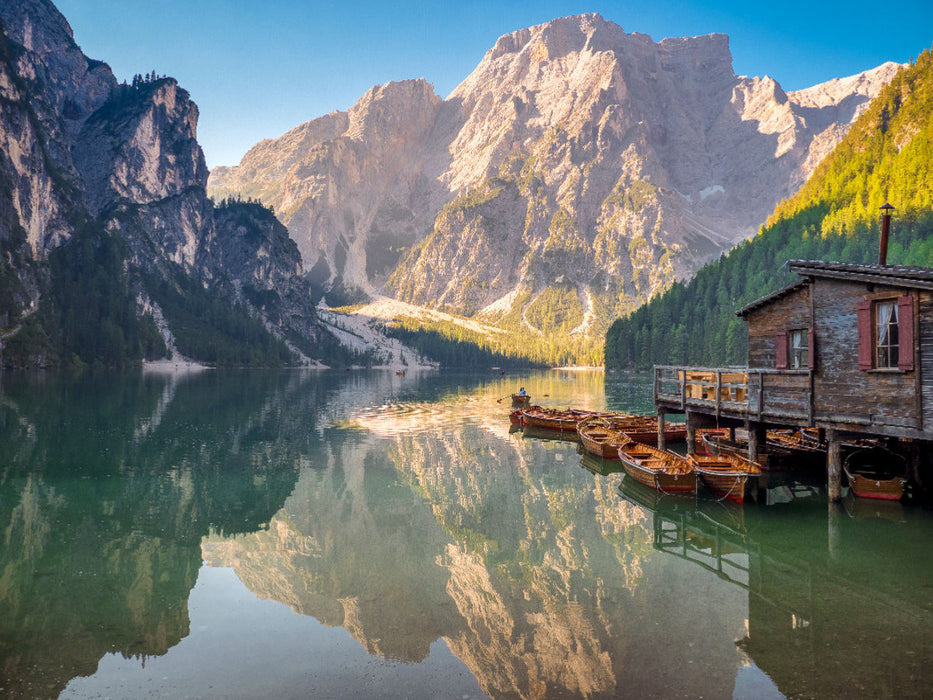 Pragser Wildsee 1000 Teile Puzzle quer - CALVENDO Foto-Puzzle'