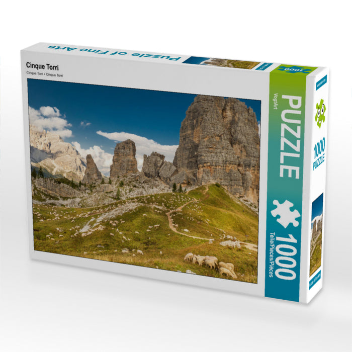 Cinque Torri - CALVENDO photo puzzle 