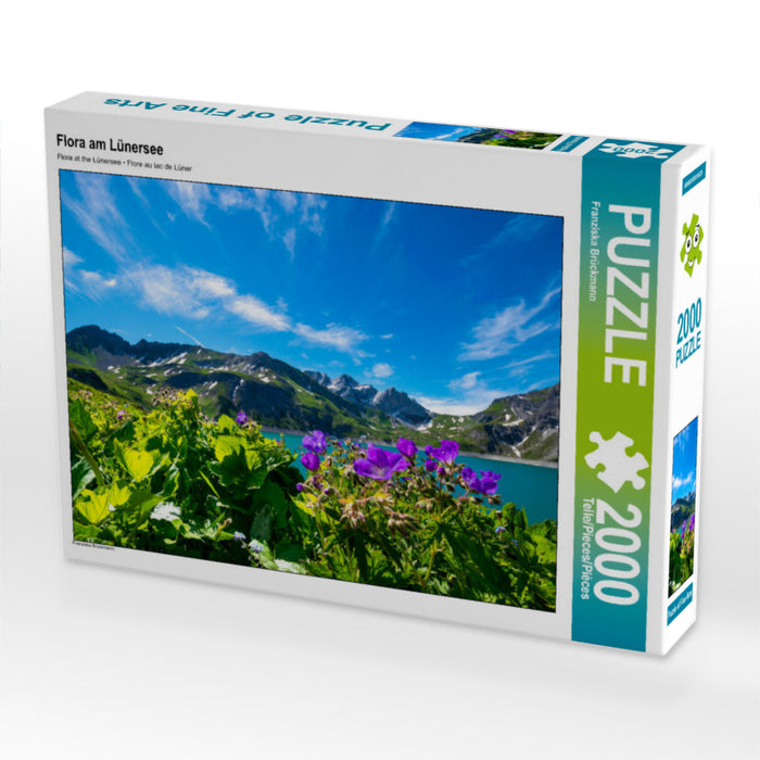 Flore au Lünersee - Puzzle photo CALVENDO 