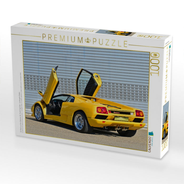Ein Motiv aus dem Kalender Der Teufel trägt Gelb - Lamborghini Diablo - CALVENDO Foto-Puzzle'