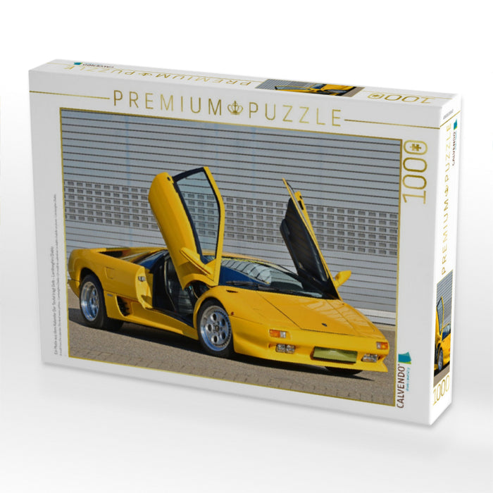 Ein Motiv aus dem Kalender Der Teufel trägt Gelb - Lamborghini Diablo - CALVENDO Foto-Puzzle'