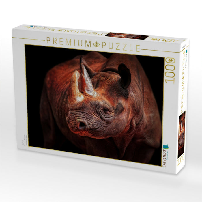 Nashorn - CALVENDO Foto-Puzzle'