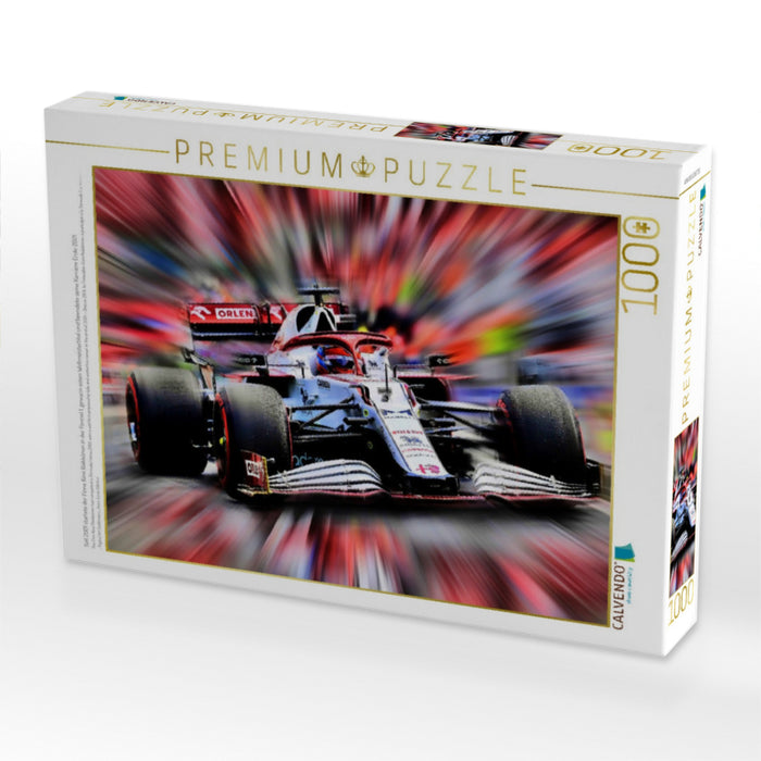 Seit 2001 startete der Finne Kimi Räikkönen in der Formel 1, gewann einen Weltmeistertitel und beendete seine Karriere Ende 2021. - CALVENDO Foto-Puzzle'