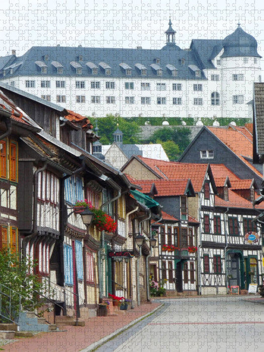 Blick auf das Stolberger Schloss - CALVENDO Foto-Puzzle'