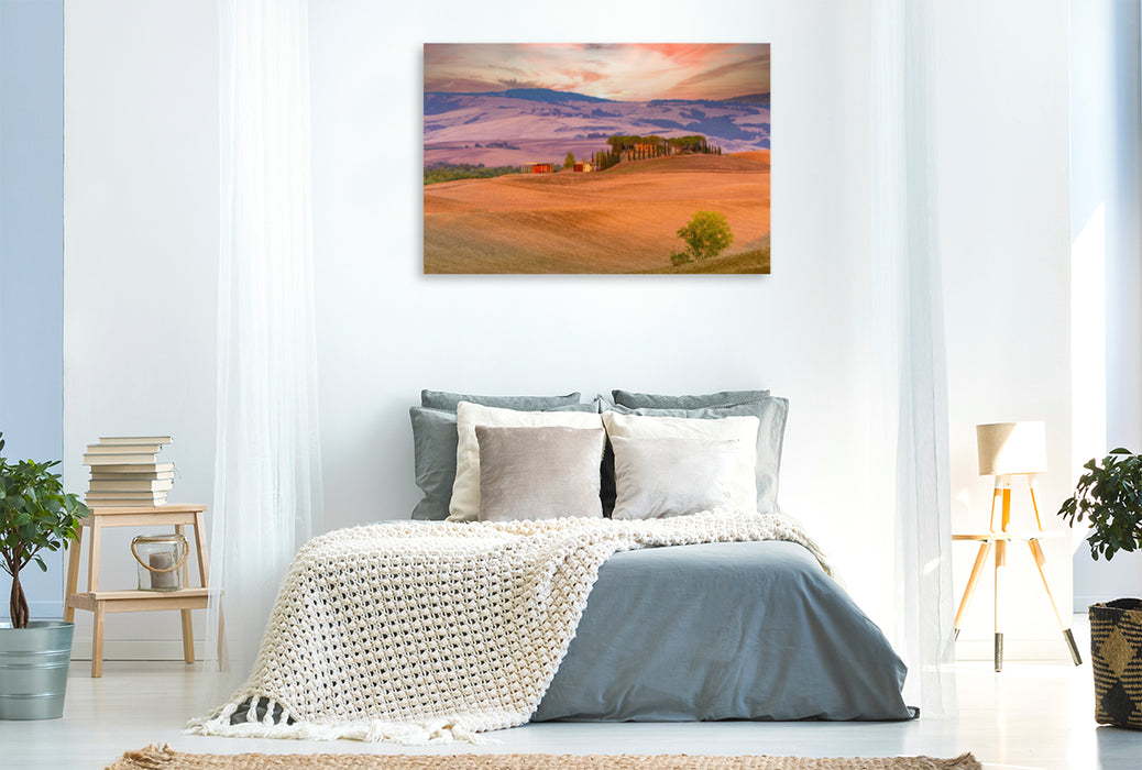 Premium textile canvas Premium textile canvas 120 cm x 80 cm across A motif from the Tuscany calendar - moods 