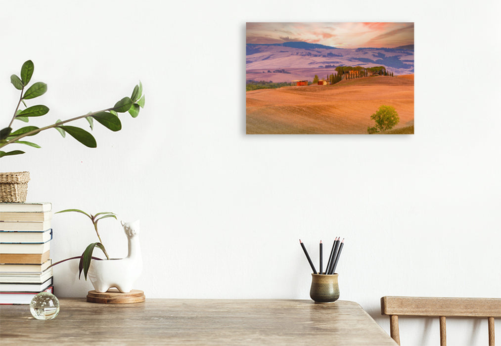 Premium textile canvas Premium textile canvas 120 cm x 80 cm across A motif from the Tuscany calendar - moods 