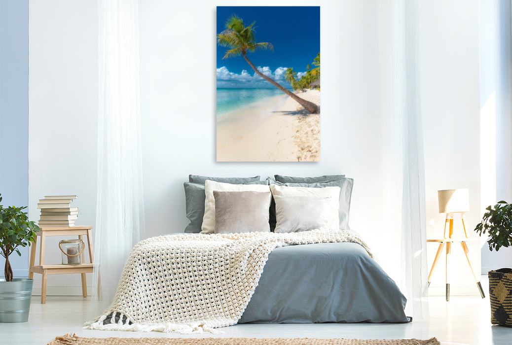 Premium textile canvas Premium textile canvas 80 cm x 120 cm high Isla Saona 