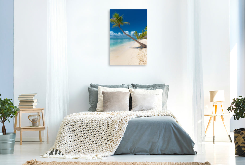 Premium textile canvas Premium textile canvas 80 cm x 120 cm high Isla Saona 