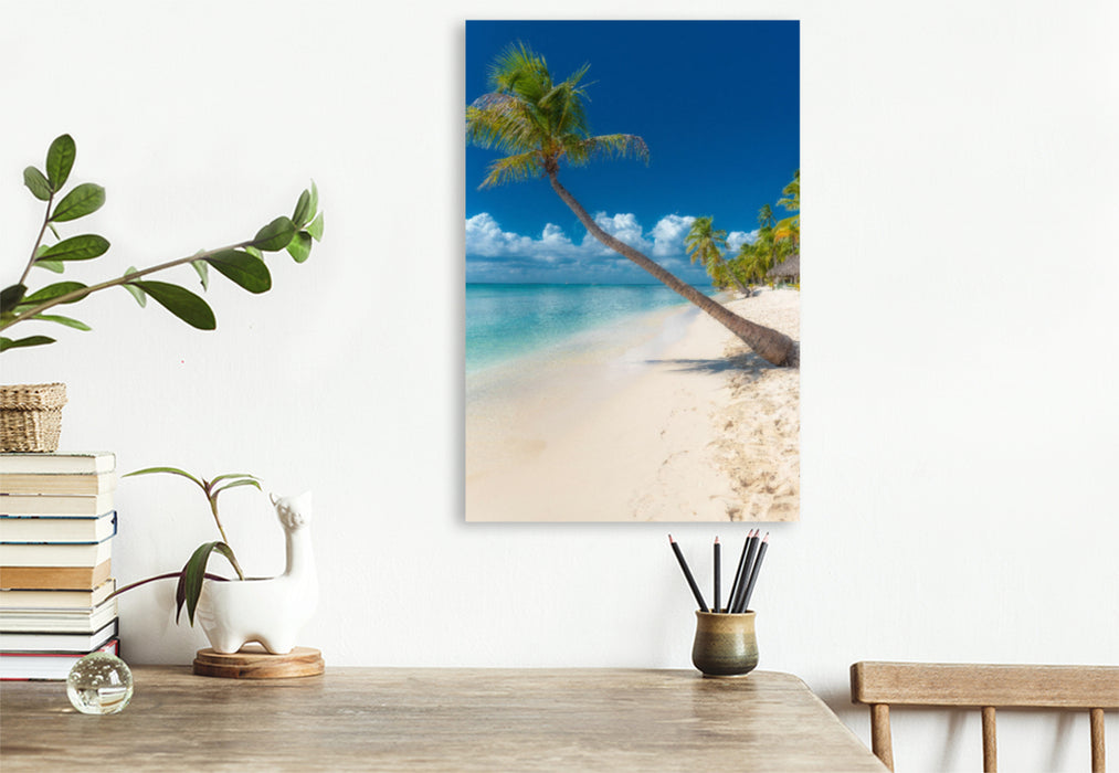 Premium textile canvas Premium textile canvas 80 cm x 120 cm high Isla Saona 