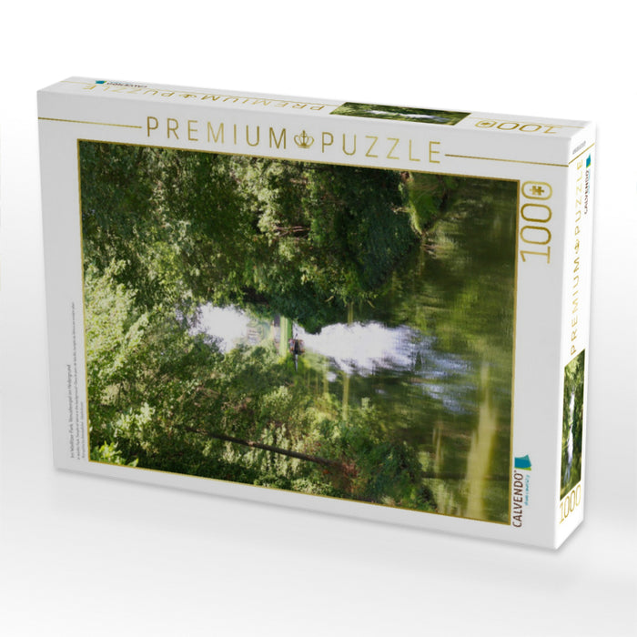 Im Wörlitzer Park, Venustempel im Hintergrund - CALVENDO Foto-Puzzle'