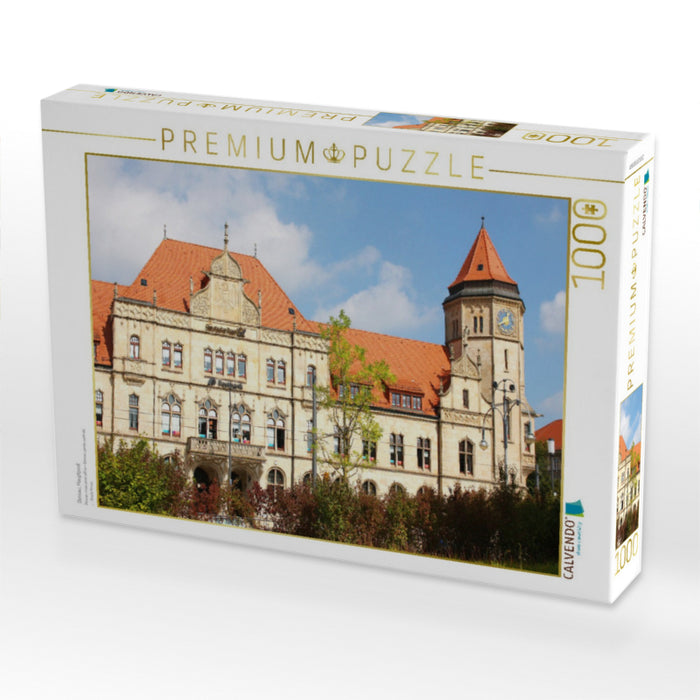 Dessau, Hauptpost - CALVENDO Foto-Puzzle'