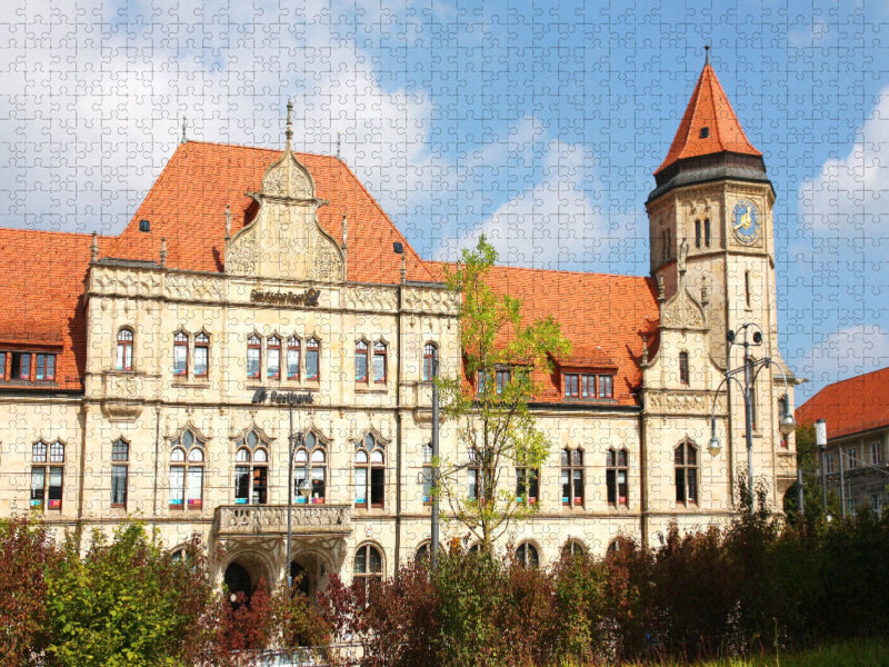 Dessau, Hauptpost - CALVENDO Foto-Puzzle'