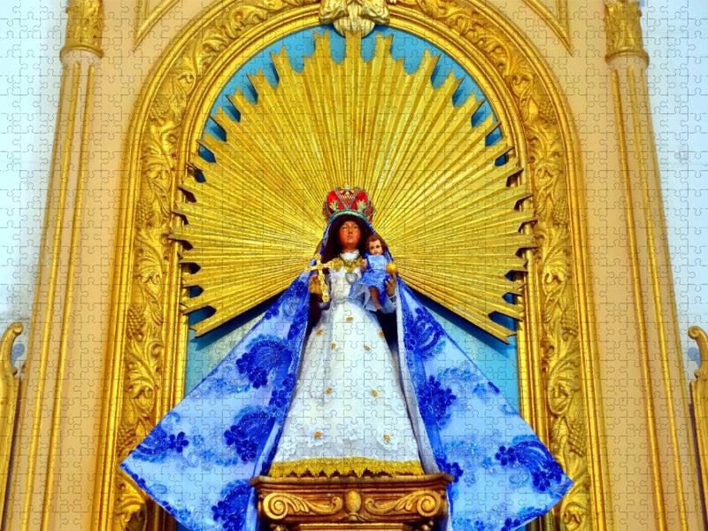 Nuestra Senora de la Caridad in der Kirche von Regla - CALVENDO Foto-Puzzle'