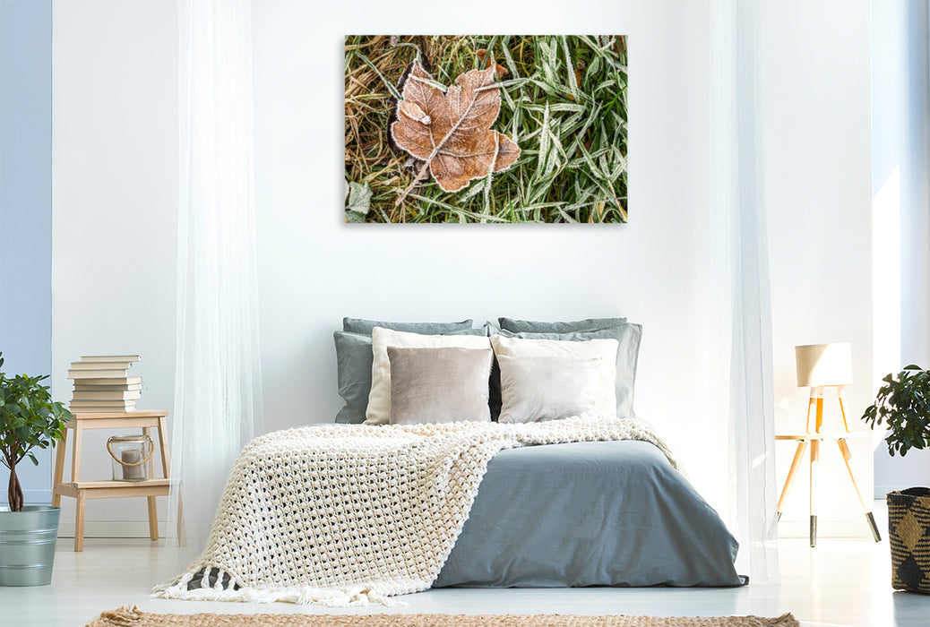 Premium textile canvas Premium textile canvas 120 cm x 80 cm landscape On the meadow 