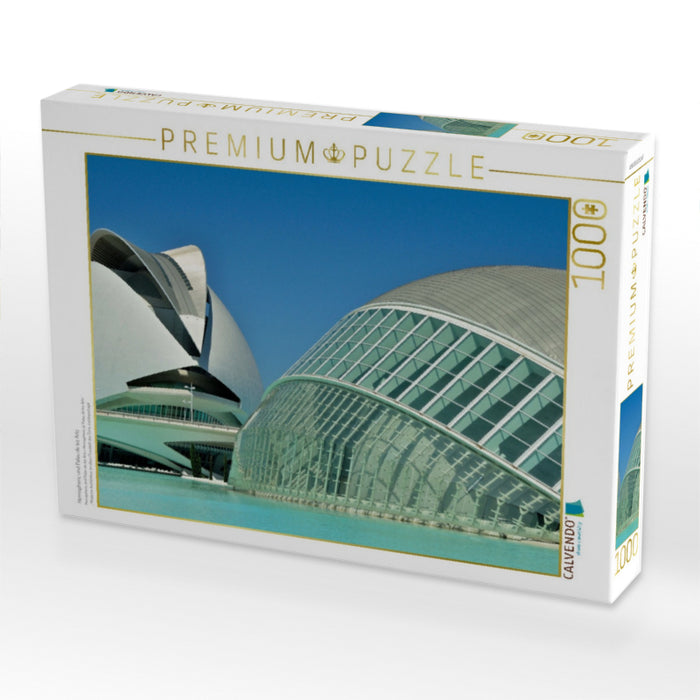 Hemispheric und Palau de les Arts - CALVENDO Foto-Puzzle'