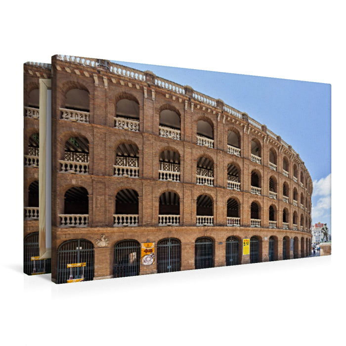 Premium Textil-Leinwand Historische Stierkampfarena