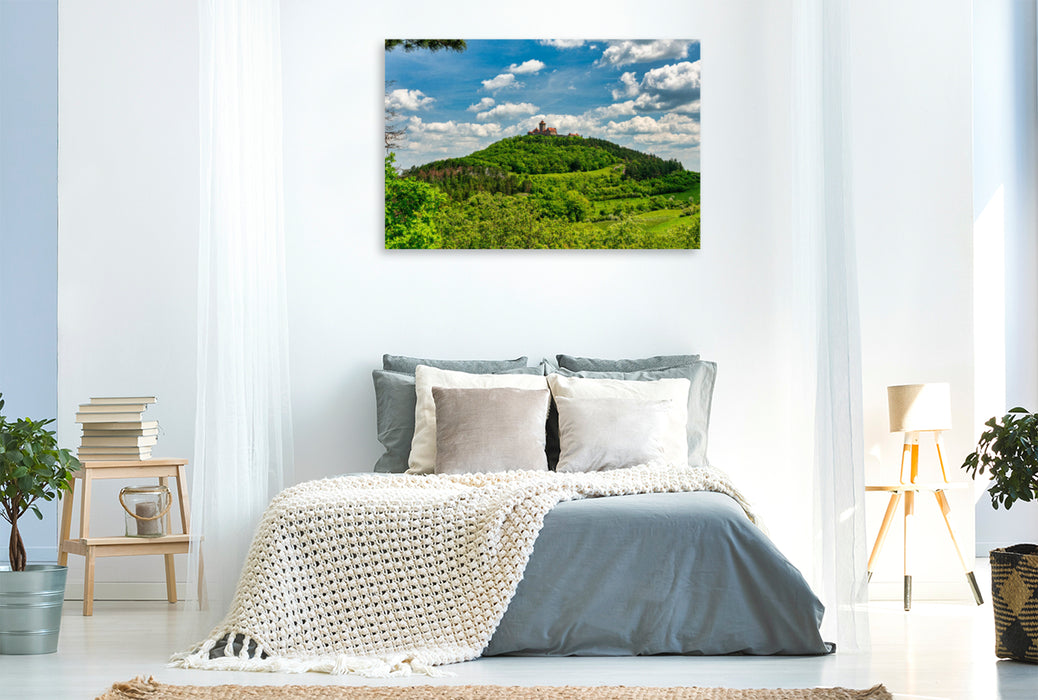 Premium textile canvas Premium textile canvas 120 cm x 80 cm across A motif from the hiking in Thuringia calendar 