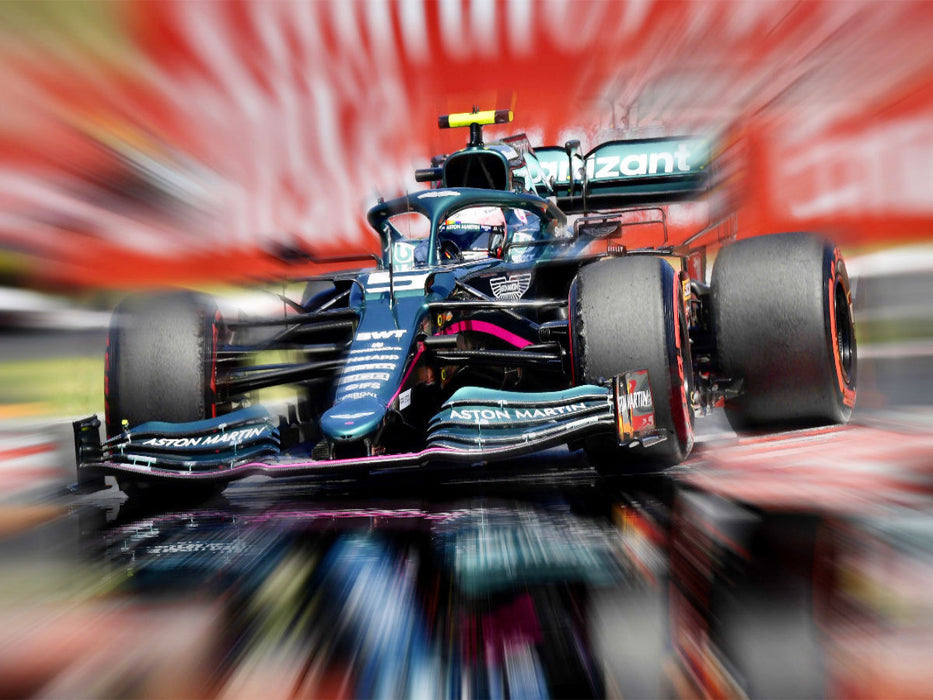 Sebastian Vettel - Deutschland - Team Aston Martin F1 1000 Teile Puzzle quer - CALVENDO Foto-Puzzle'