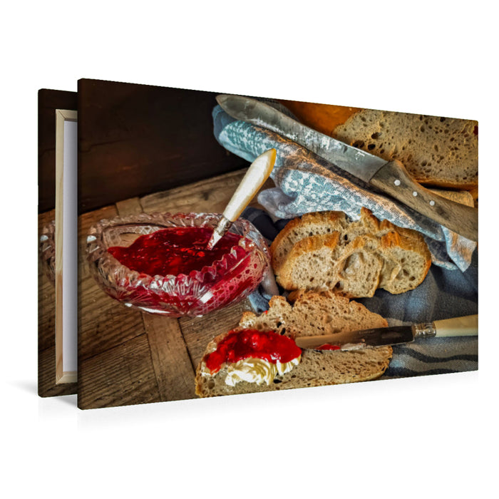 Premium textile canvas Premium textile canvas 120 cm x 80 cm landscape Brotbabbelei 