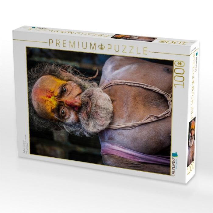 Sadhu in Vrindavan - CALVENDO Foto-Puzzle'