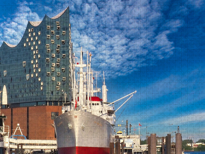 Elphie und Cap San Diego - CALVENDO Foto-Puzzle'