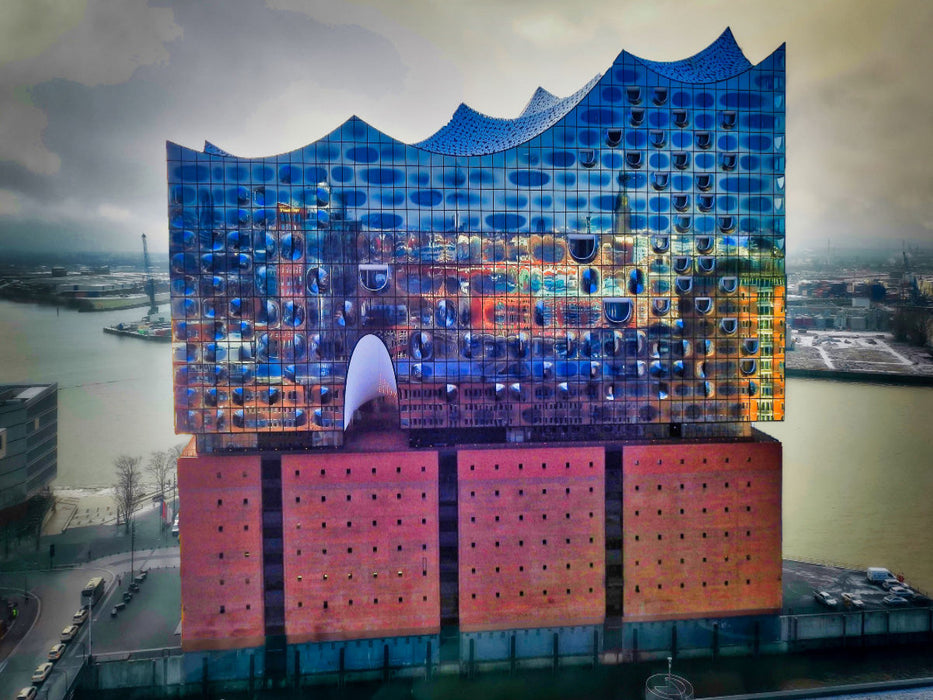 Elphie und das Bild der Stadt - CALVENDO Foto-Puzzle'