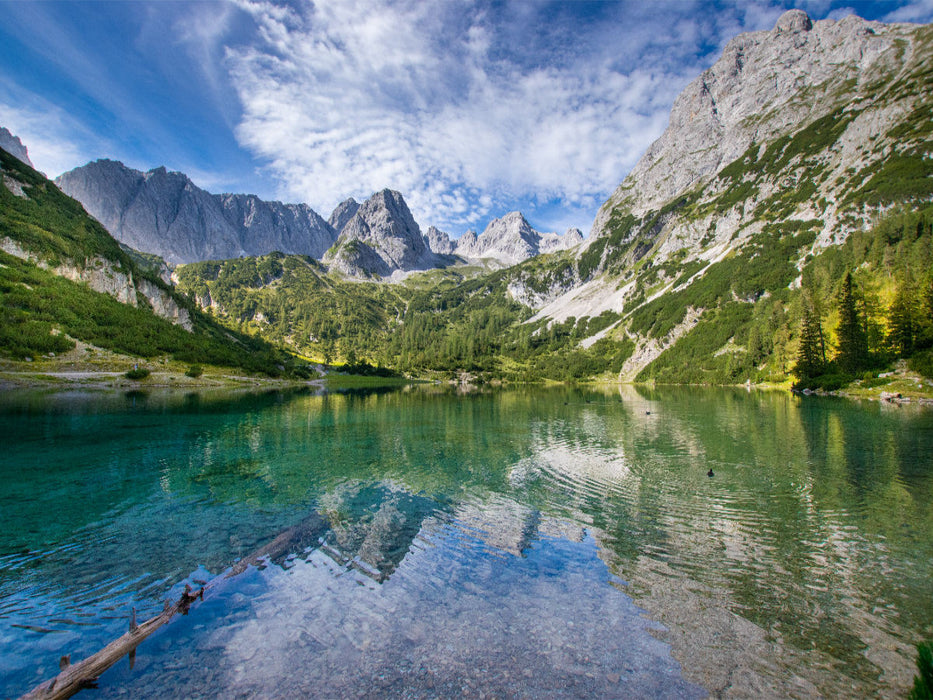 Ufer des Seebensees - CALVENDO Foto-Puzzle'