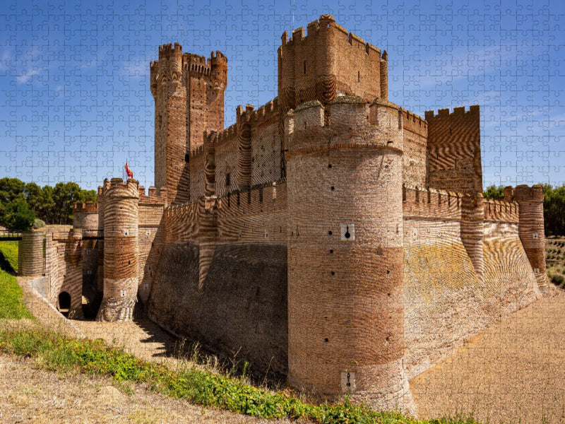 Castillo de la Mota bei Medina del Campo - CALVENDO Foto-Puzzle'