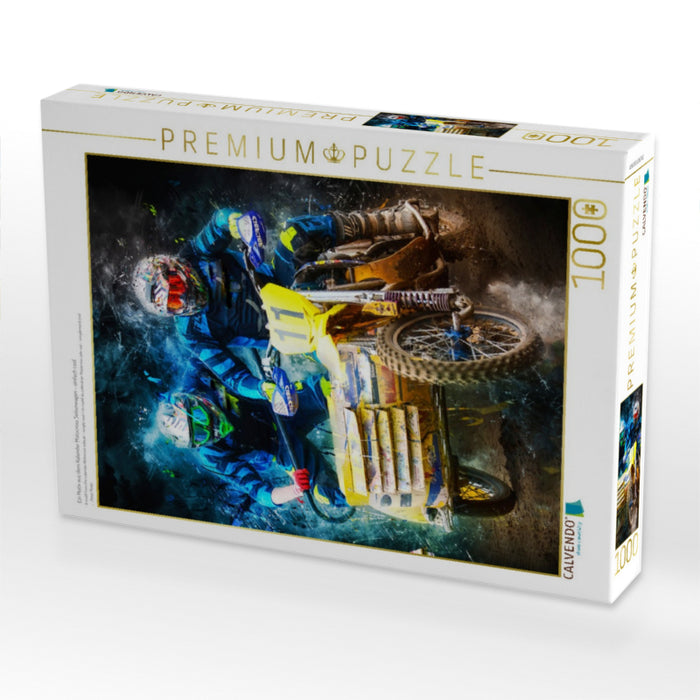 Ein Motiv aus dem Kalender Motocross Seitenwagen - einfach cool - CALVENDO Foto-Puzzle'