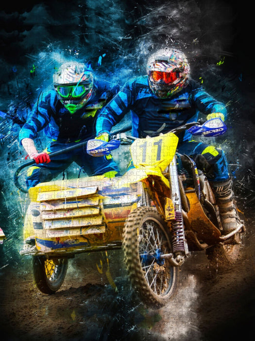 Ein Motiv aus dem Kalender Motocross Seitenwagen - einfach cool - CALVENDO Foto-Puzzle'