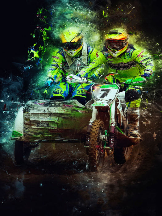Ein Motiv aus dem Kalender Motocross Seitenwagen - einfach cool - CALVENDO Foto-Puzzle'