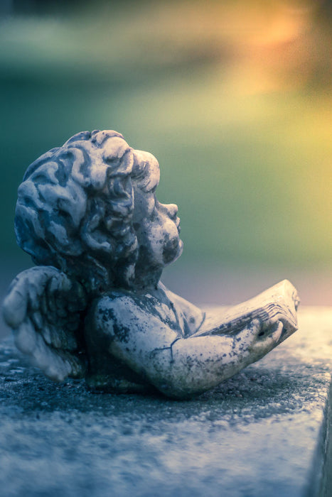 Premium Textil-Leinwand Der Engel