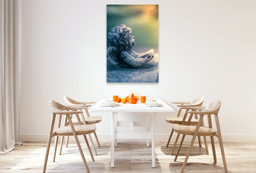 Premium Textil-Leinwand Der Engel