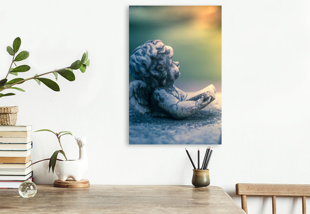 Premium Textil-Leinwand Der Engel