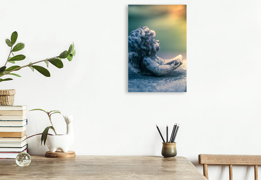 Premium Textil-Leinwand Der Engel