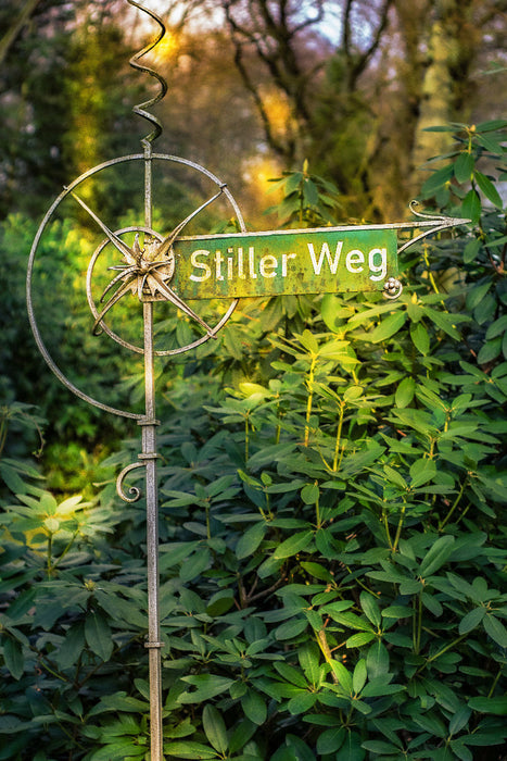 Premium Textil-Leinwand Der stille Weg