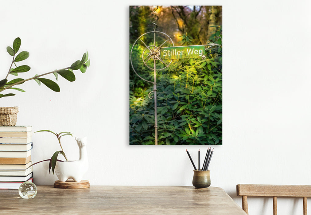 Premium Textil-Leinwand Der stille Weg