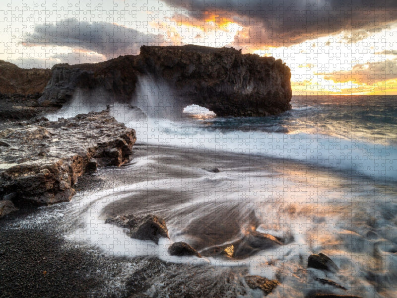 Playa Las Cabras - CALVENDO Foto-Puzzle'