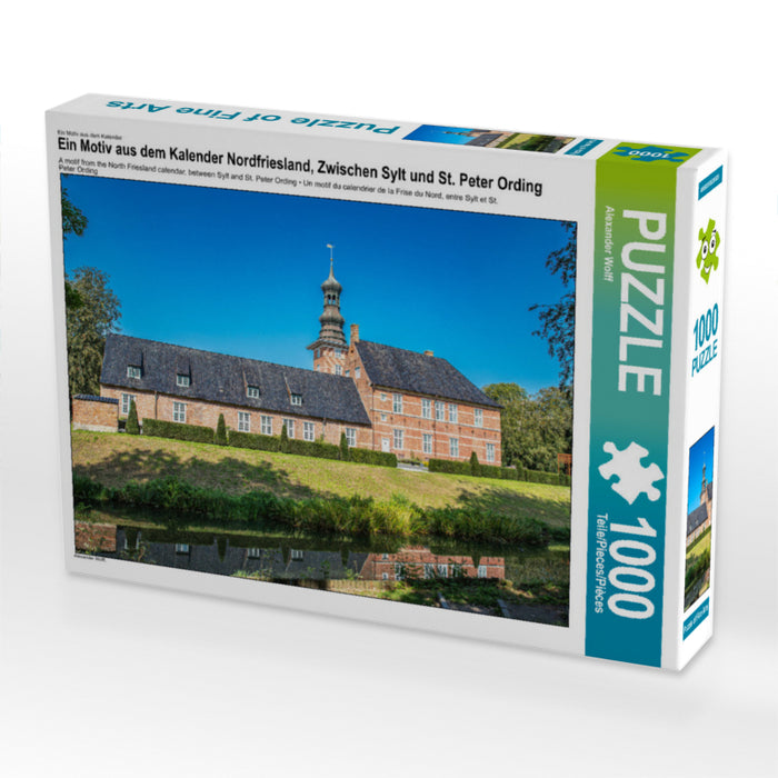 Ein Motiv aus dem Kalender Nordfriesland, Zwischen Sylt und St. Peter Ording 1000 Teile Puzzle quer - CALVENDO Foto-Puzzle'