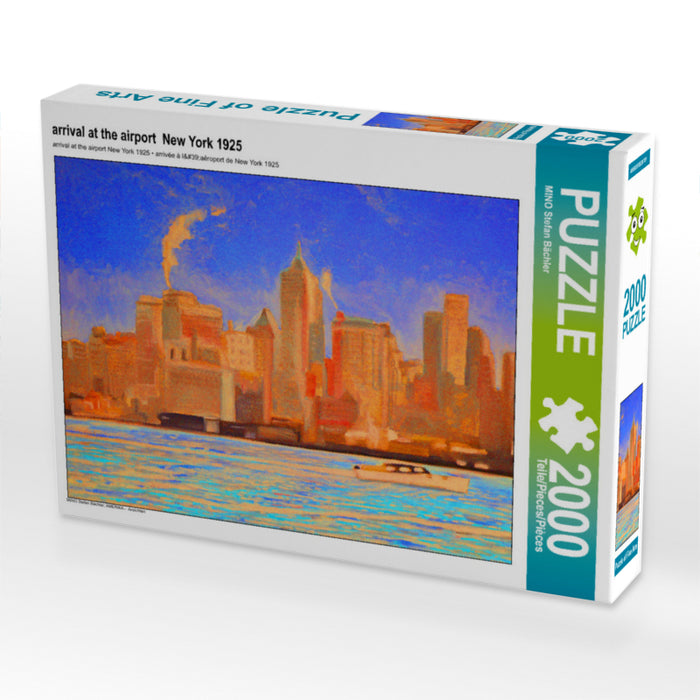 arrival at the airport  New York 1925 2000 Teile Puzzle quer - CALVENDO Foto-Puzzle'