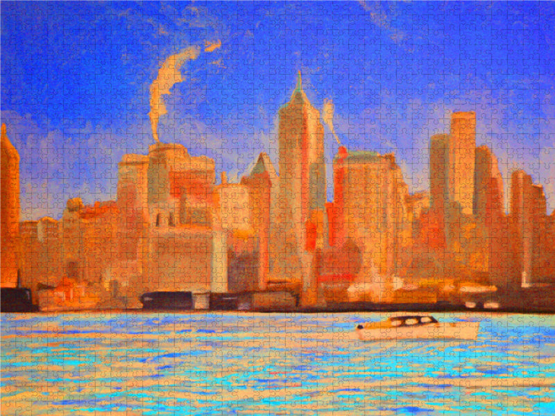 arrival at the airport  New York 1925 2000 Teile Puzzle quer - CALVENDO Foto-Puzzle'