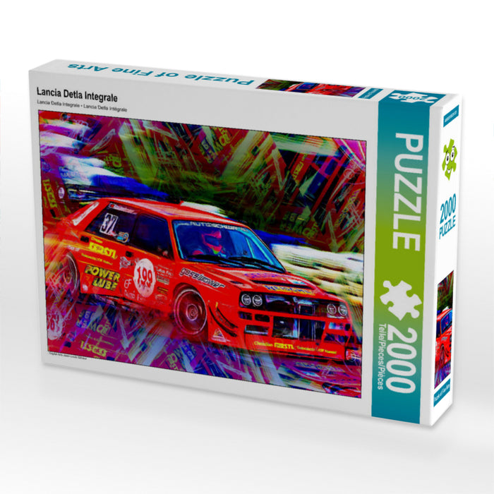 Lancia Detla Integrale 2000 Teile Puzzle quer - CALVENDO Foto-Puzzle'