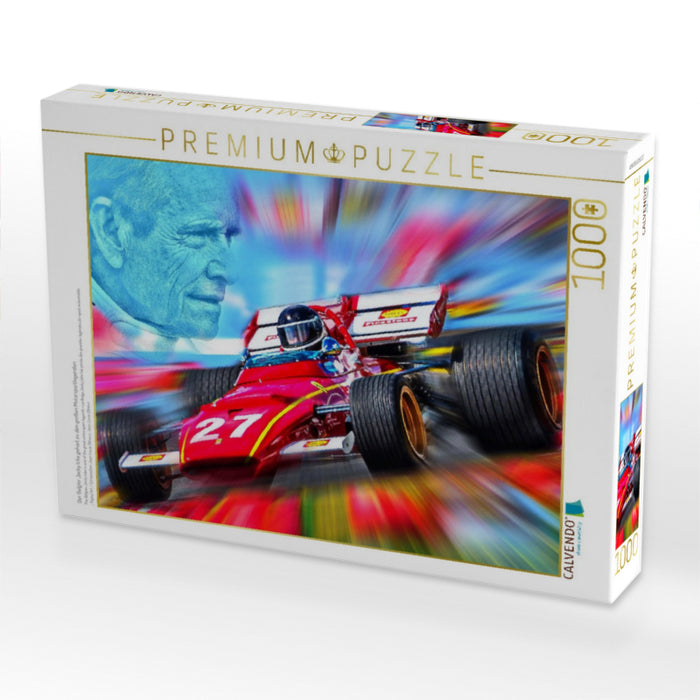 Der Belgier Jacky Ickx gehört zu den großen Motorsportlegenden - CALVENDO Foto-Puzzle'