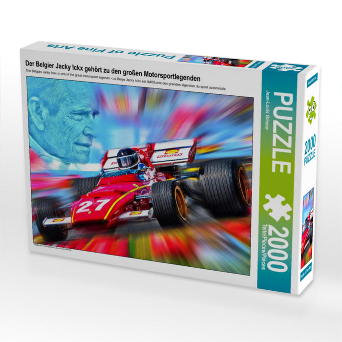 Der Belgier Jacky Ickx gehört zu den großen Motorsportlegenden 2000 Teile Puzzle quer - CALVENDO Foto-Puzzle'