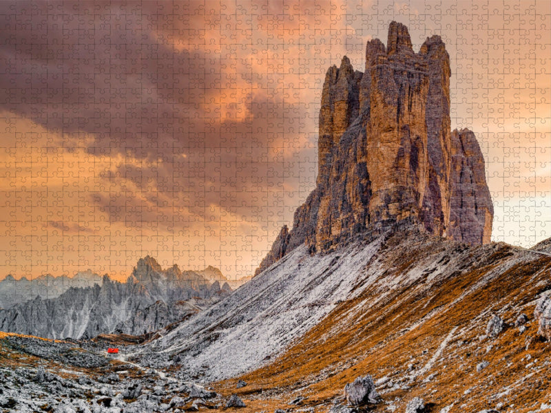 Blick auf die Osseite der Drei Zinnen - CALVENDO Foto-Puzzle'