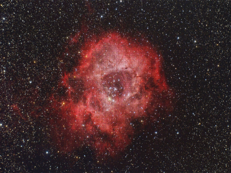 Rosettennebel / NGC2237 - CALVENDO Foto-Puzzle'