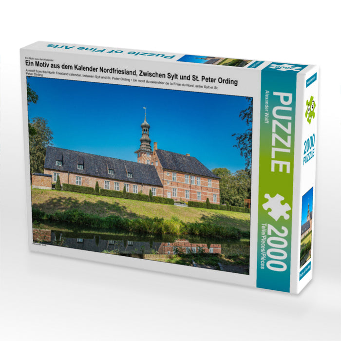 Ein Motiv aus dem Kalender Nordfriesland, Zwischen Sylt und St. Peter Ording 2000 Teile Puzzle quer - CALVENDO Foto-Puzzle'