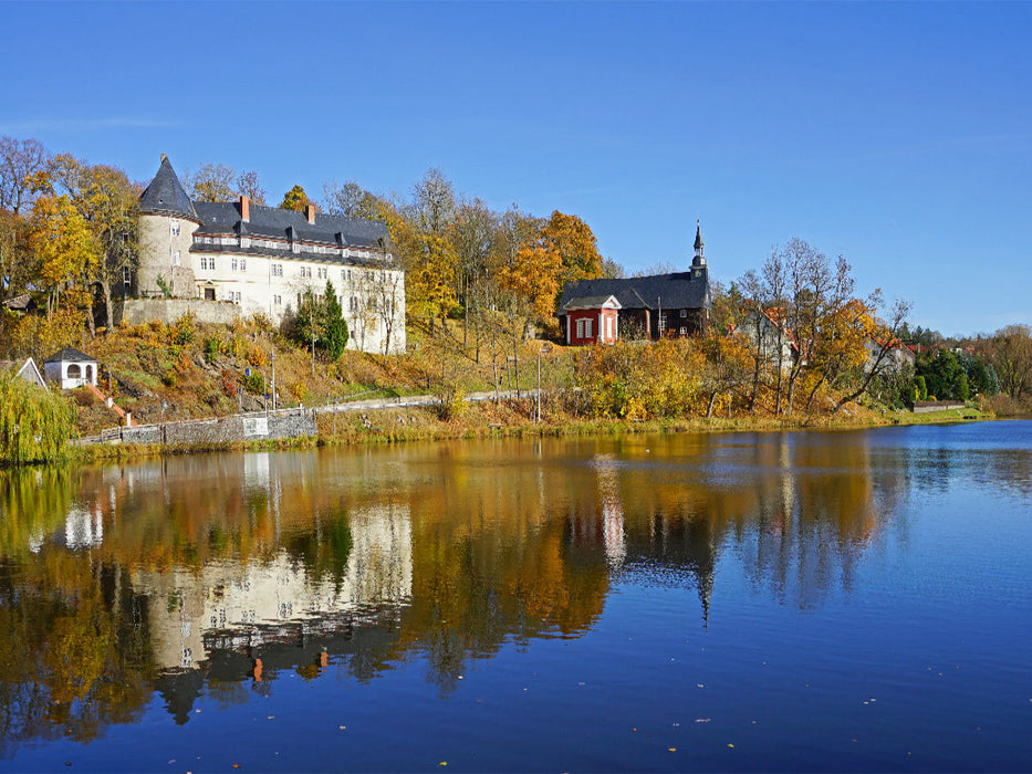 Ein Motiv aus dem Kalender Burgen und Schlösser im Harz im Herbst - CALVENDO Foto-Puzzle'