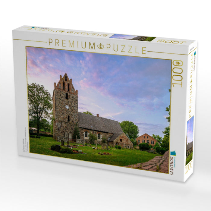Dorfkirche Börnicke - CALVENDO Foto-Puzzle'
